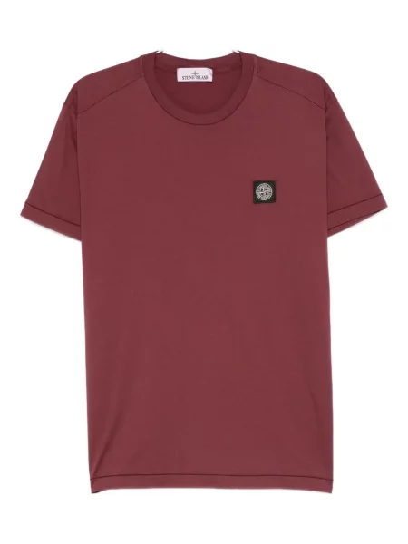 Тениска Stone Island камъни червено