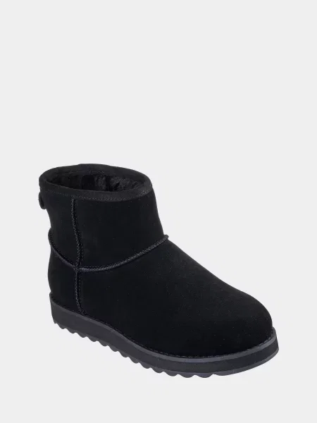 Кожаные ботинки Skechers черные