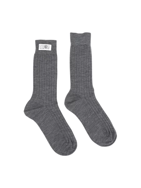 Skarpety Mm6 Maison Margiela z paskiem szare