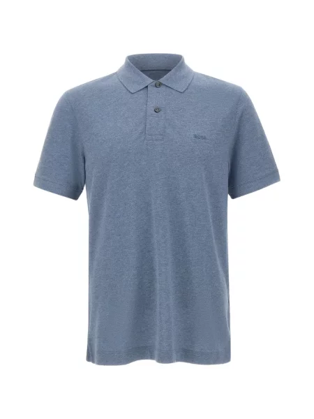 Tricou polo Boss albastru