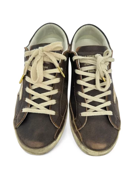 Bőr sneaker Golden Goose May barna