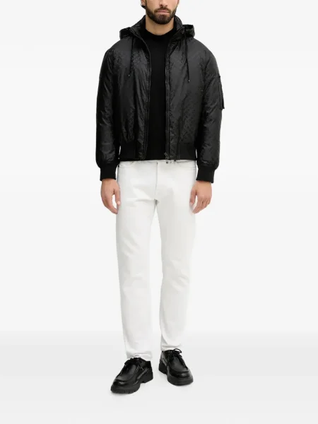 Geacă Armani Exchange cu imagine negru