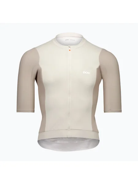 Tricou de ciclism pentru bărbați POC Cadence Jersey okenite off-white alb
