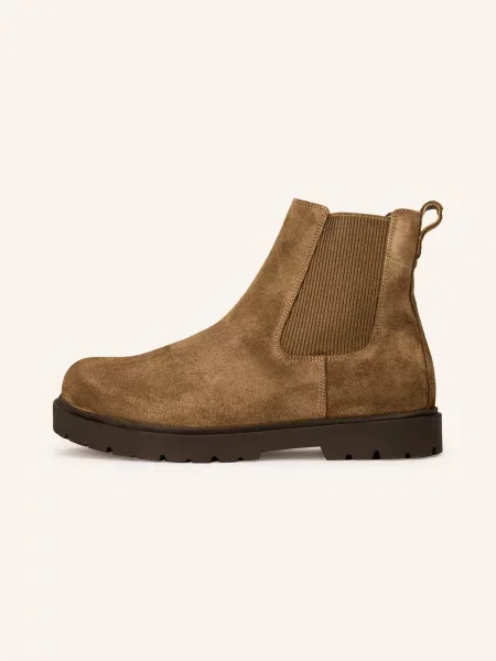 Birkenstock Kotníková obuv s elastickým prvkem Highwood Slip On Mid hnědá