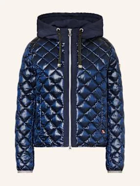 Frieda & Freddies Kurtka Pikowana Yosie blau granatowa