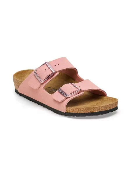 Birkenstock Arizona Kids Birko-Flor Birkibuc Regular Fit Pink KobietyDzieci Sandały Birkenstock Size: różowy