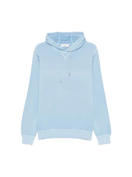 Bluza z kapturem Filippo De Laurentiis z kapturem niebieska