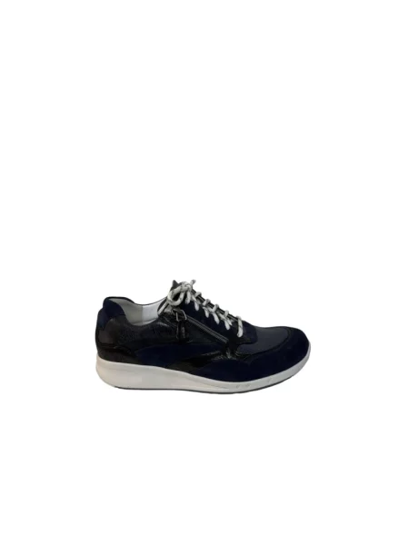Sneakersy Durea skórzane czarne