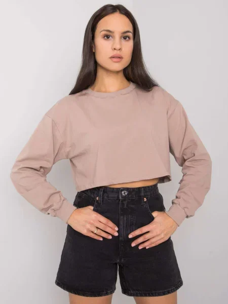 Bluza Basic Feel Good bež