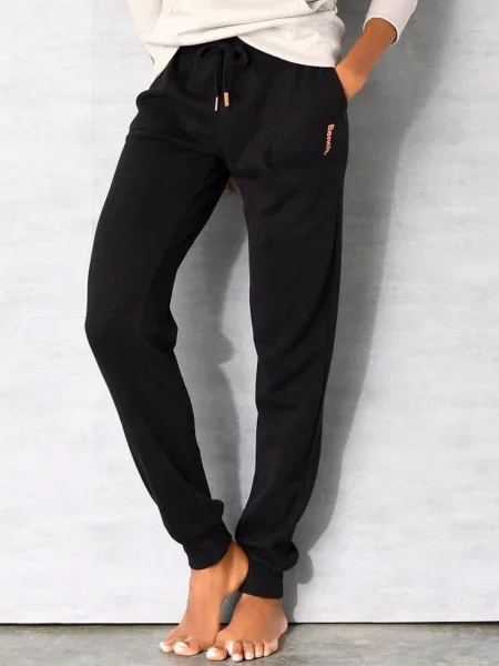 BENCH Pantaloni negru