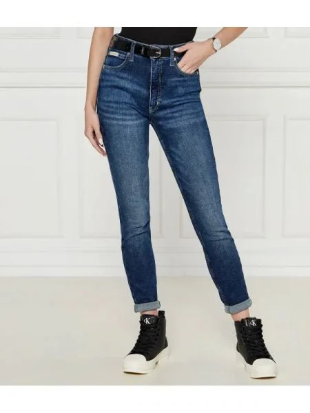 Calvin Klein Jeans Blugi | Skinny fit | high rise albastru
