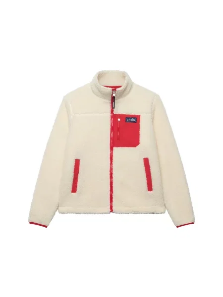 Superdry & Co Polár dzseki HERITAGE / piros bézs