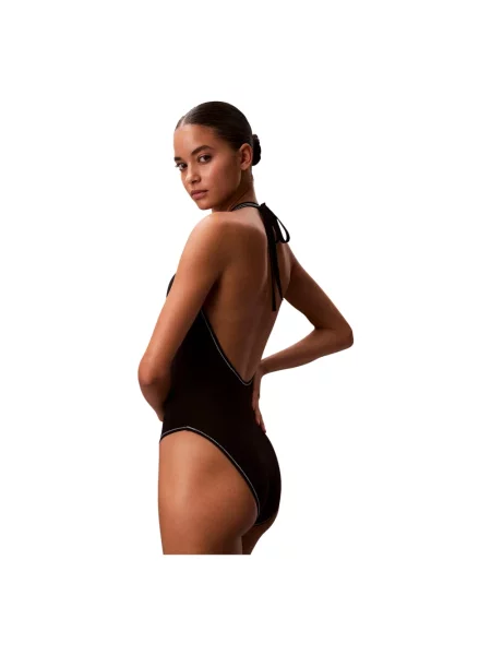 Calvin Klein strój kąpielowy jednoczęściowy czarny