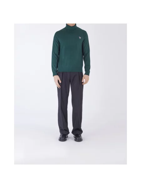 Sweter Ps By Paul Smith w zebrę zielony