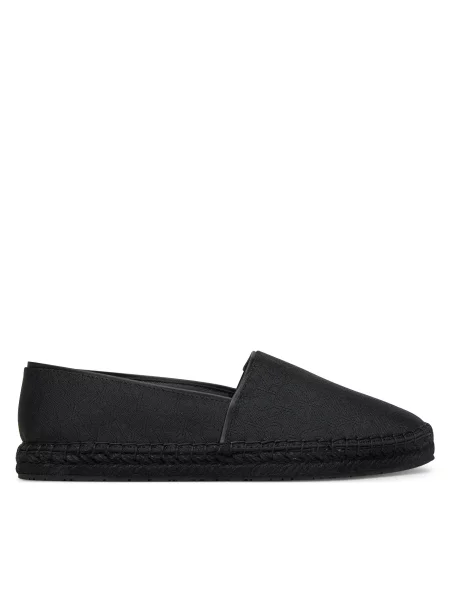 Espadrile Calvin Klein Flat Espadrille Jacq črna