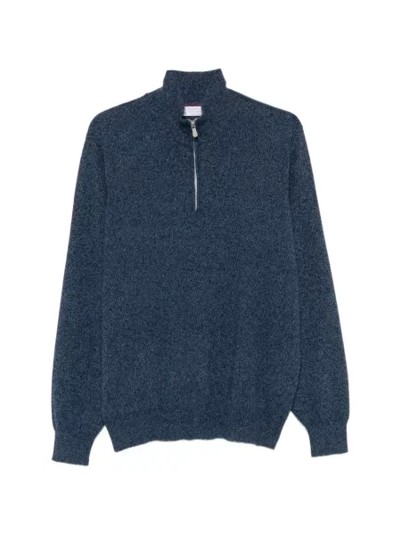 Pulover Brunello Cucinelli albastru