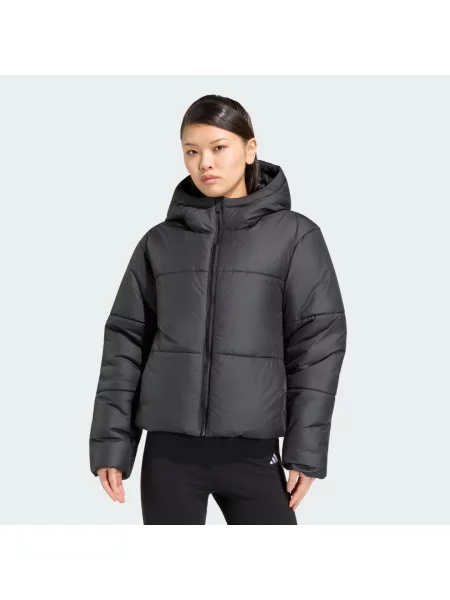 Puchowa ocieplana kurtka ESSENTIALS HIGHLOFT czarna
