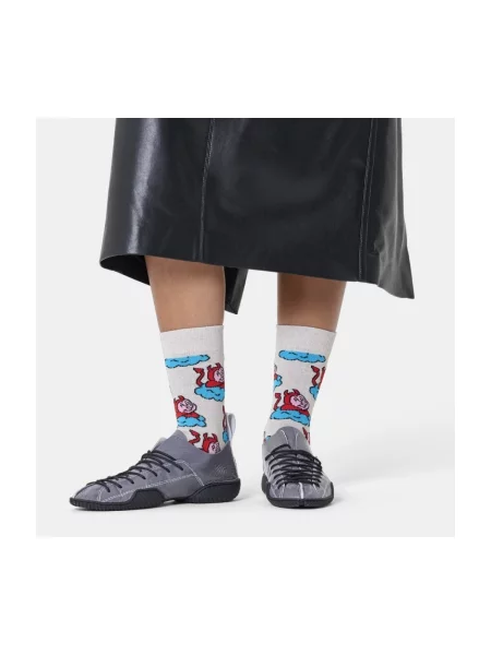 Čarape Happy Socks bež