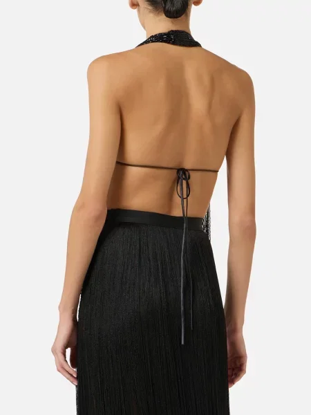 Топ Elisabetta Franchi чорний