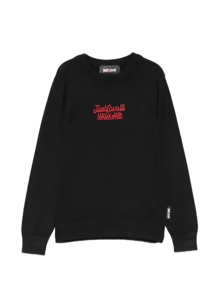 Sweter dziecięcy Roberto Cavalli czarny