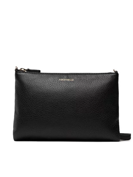 Coccinelle crossbody torba za žene kožna BEST CROSSBODY crna