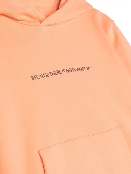 Bluza z kapturem dziecięca Ecoalf pomarańczowa