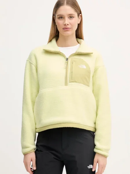The North Face sportovní mikina fleecová Yumiori Off zelená