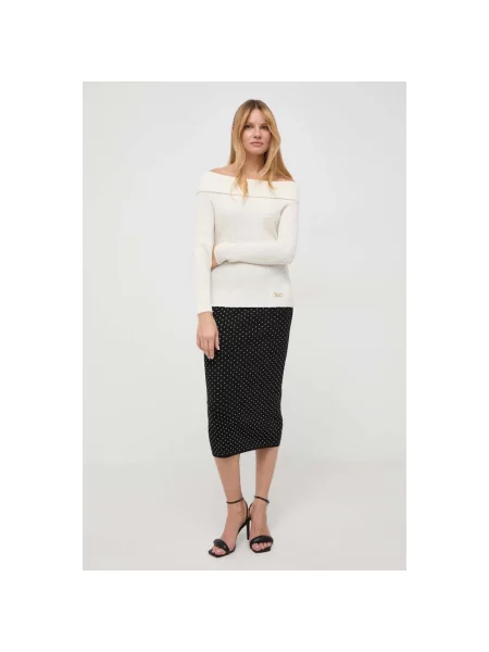 Sweter Michael Kors wełniany beżowy