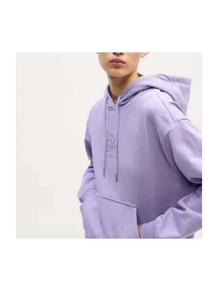 Geacă de blugi Calvin Klein Jeans violet