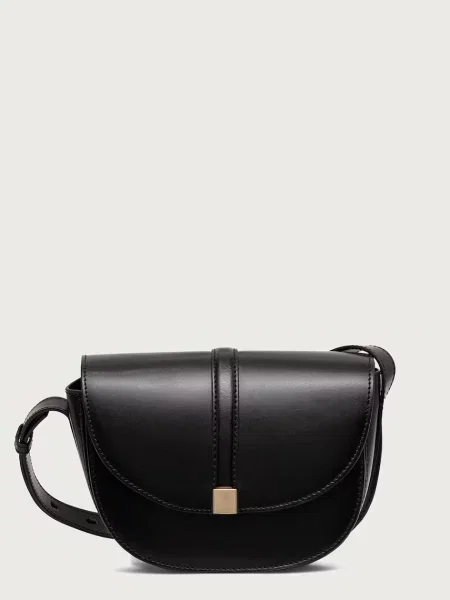 Marc O'Polo geantă crossbody pentru femei din piele negru