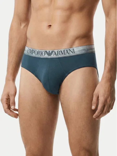 Emporio Armani Underwear Komplet spodnjih hlač slip﻿ Mornarsko modra