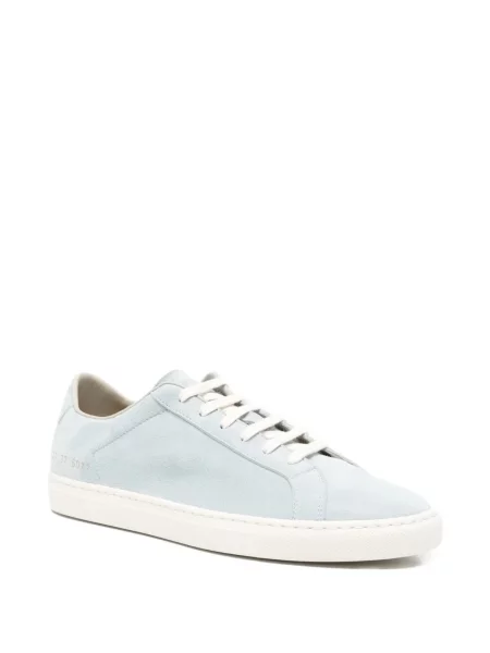 Fűzős csipkés sneaker Common Projects kék