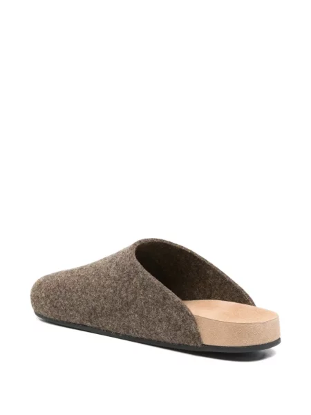 Papuci tip mules The Row maro