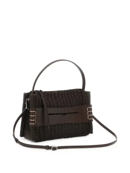 Geantă shopper Jw Anderson din piele maro