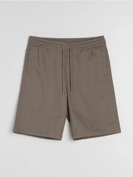 Sinsay Koupací šortky s nápisem hnědá