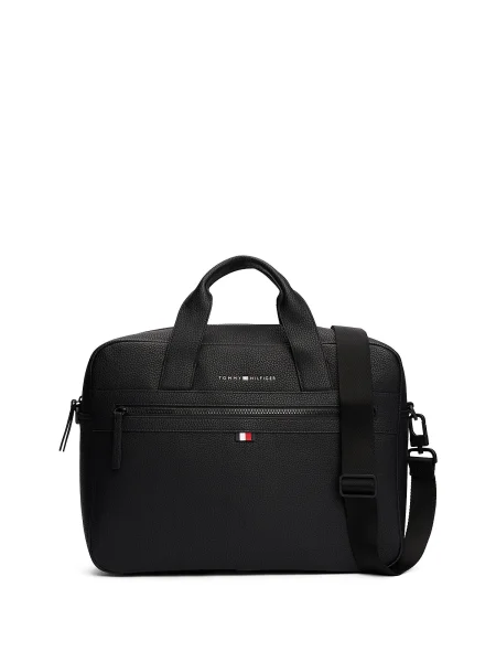 Geantă pentru laptop Tommy Hilfiger negru