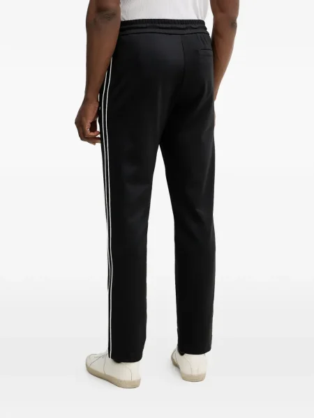 Pruhované běžecké stahovací šňůrka kalhoty Michael Kors černé