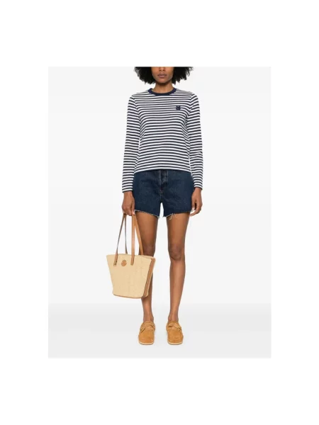 Top Maison Kitsune niebieski