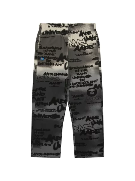 Pantaloni Aape By A Bathing Ape gri