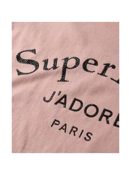 Koszulka Superdry Brand Mark różowa