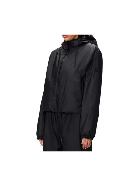 Rains kurtka Lohja Short Insulated Jacket przejściowa czarny