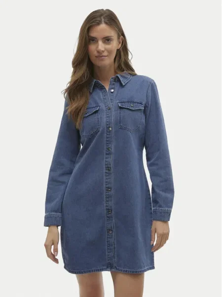 Vero Moda Rochie de blugi Jennie albastru