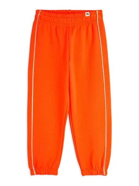 Mini Rodini tepláky Plain piping oranžové
