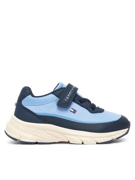 Tommy Hilfiger Sneakers Low Cut Lace-Up/Velcro Sneaker M albastru