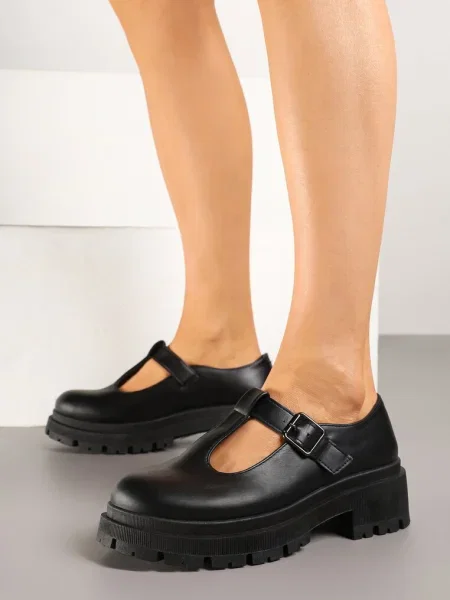 Pantofi casual Vaiethina negri