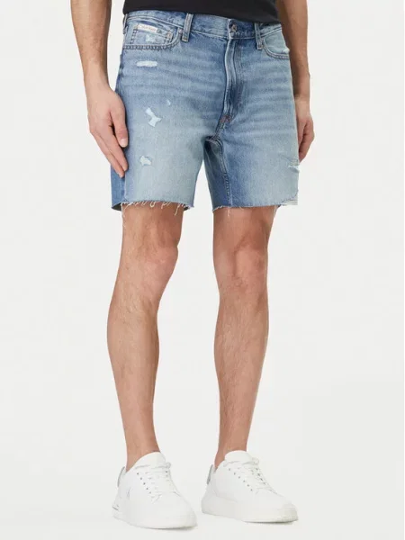 Calvin Klein Jeans Τζιν σορτσάκια μπλε