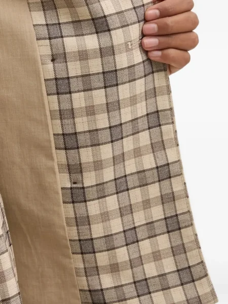 Sacou Hoss Intropia în carouri