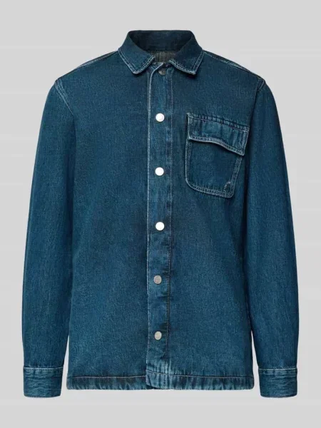 Kurtka jeansowa o kroju regular fit z czystej bawełny model ‘OTTO’ Pepe Jeans niebieska