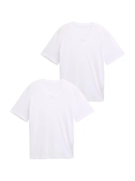 TOM TAILOR Tricou alb