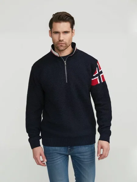 Holebrook Pulover Norwegian bleumarin